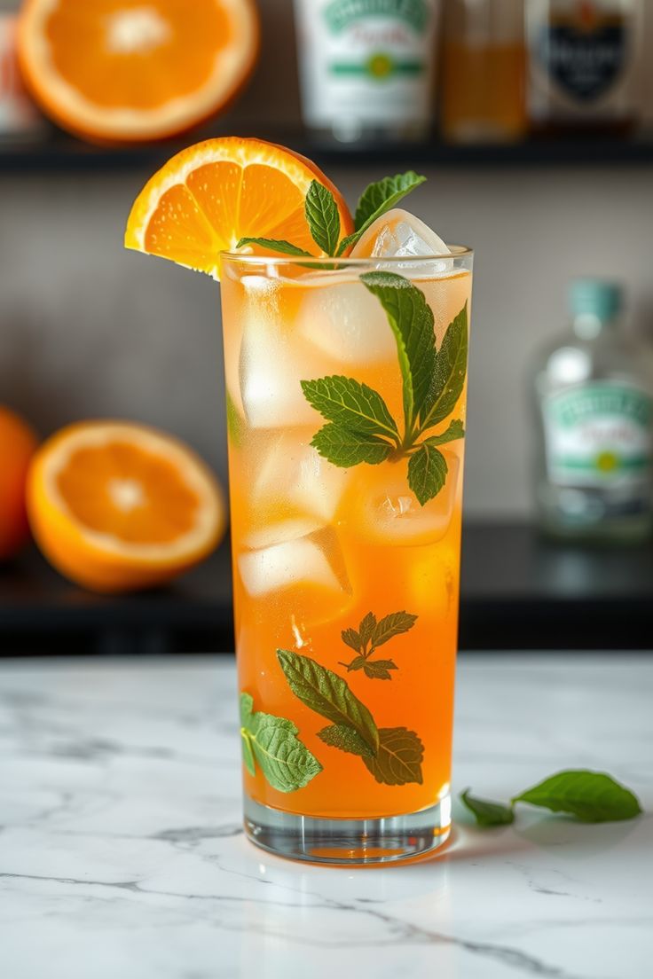 ኦሬንጅ ሞሂቶ (Mojito with orange)