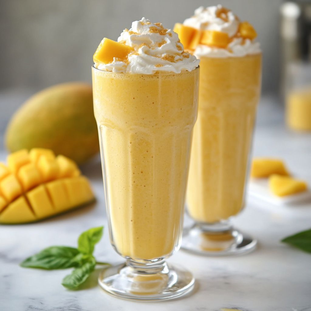 ማንጎ ሼክ (Mango shake)